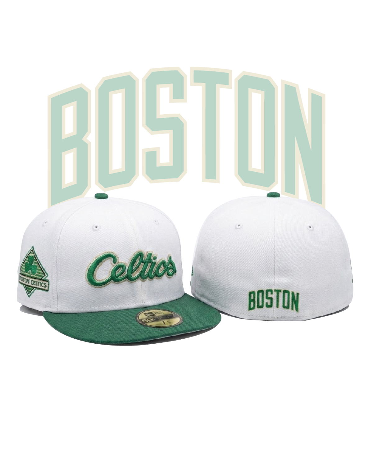 Celtics New Era 59FIFTY Custom Fitted Hat