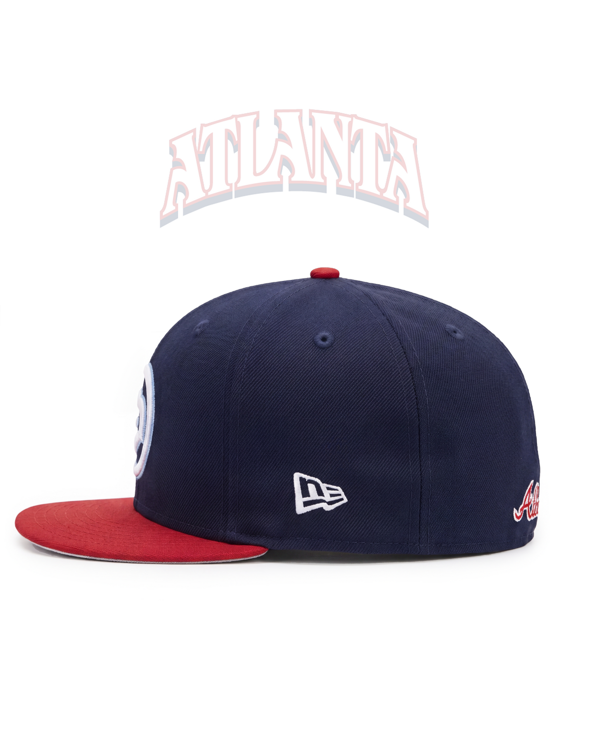 Hawks Braves New Era 59FIFTY Custom Fitted Hat