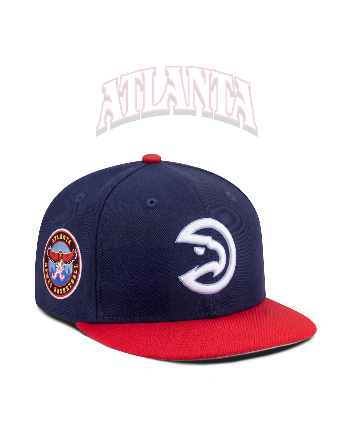 Hawks Braves New Era 59FIFTY Custom Fitted Hat