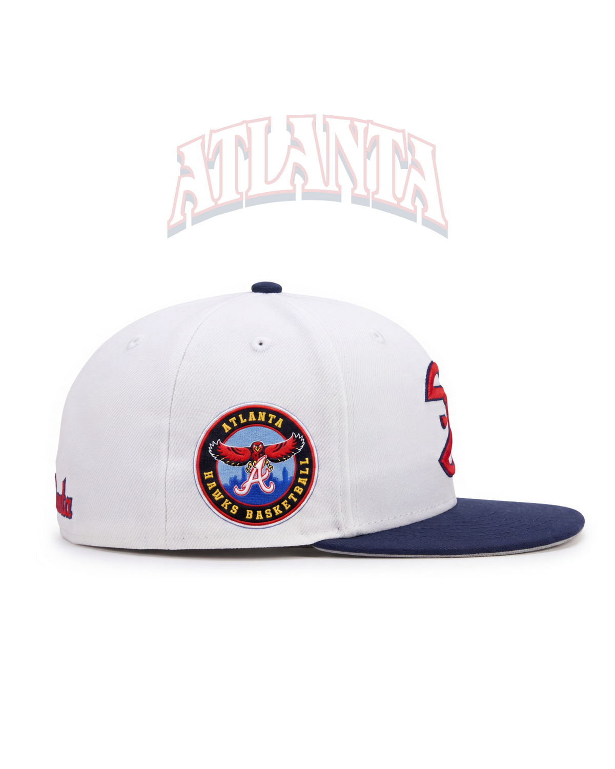 Hawks Braves New Era 59FIFTY Custom Fitted Hat
