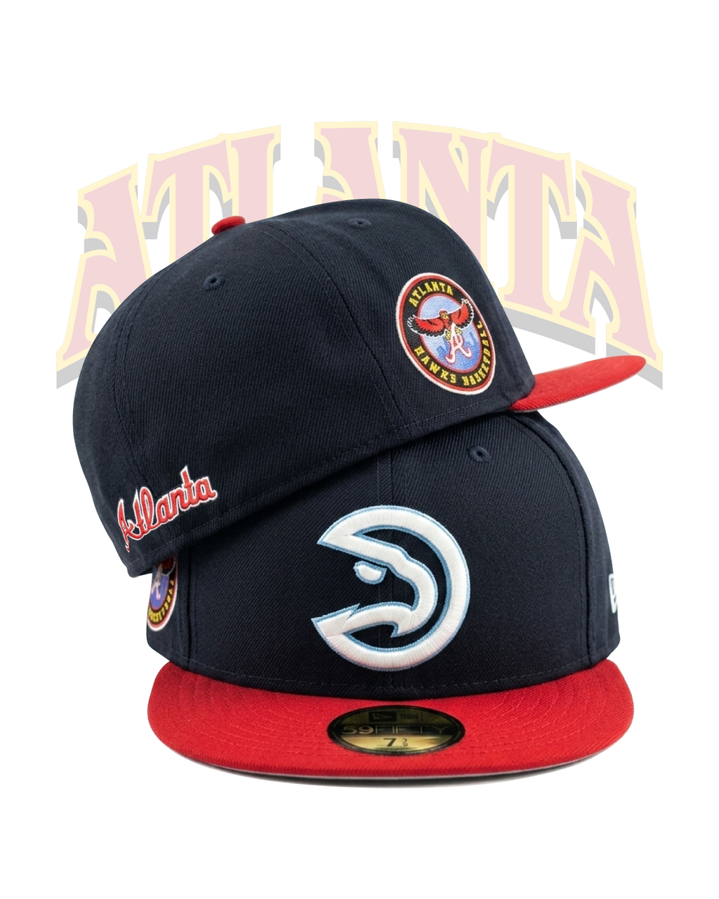 Hawks Throwback New Era 59FIFTY Custom Fitted Hat