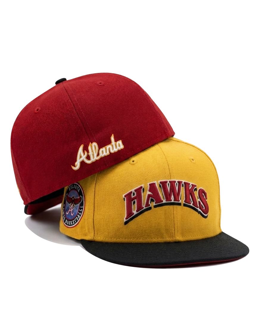 Hawks Throwback New Era 59FIFTY Custom Fitted Hat
