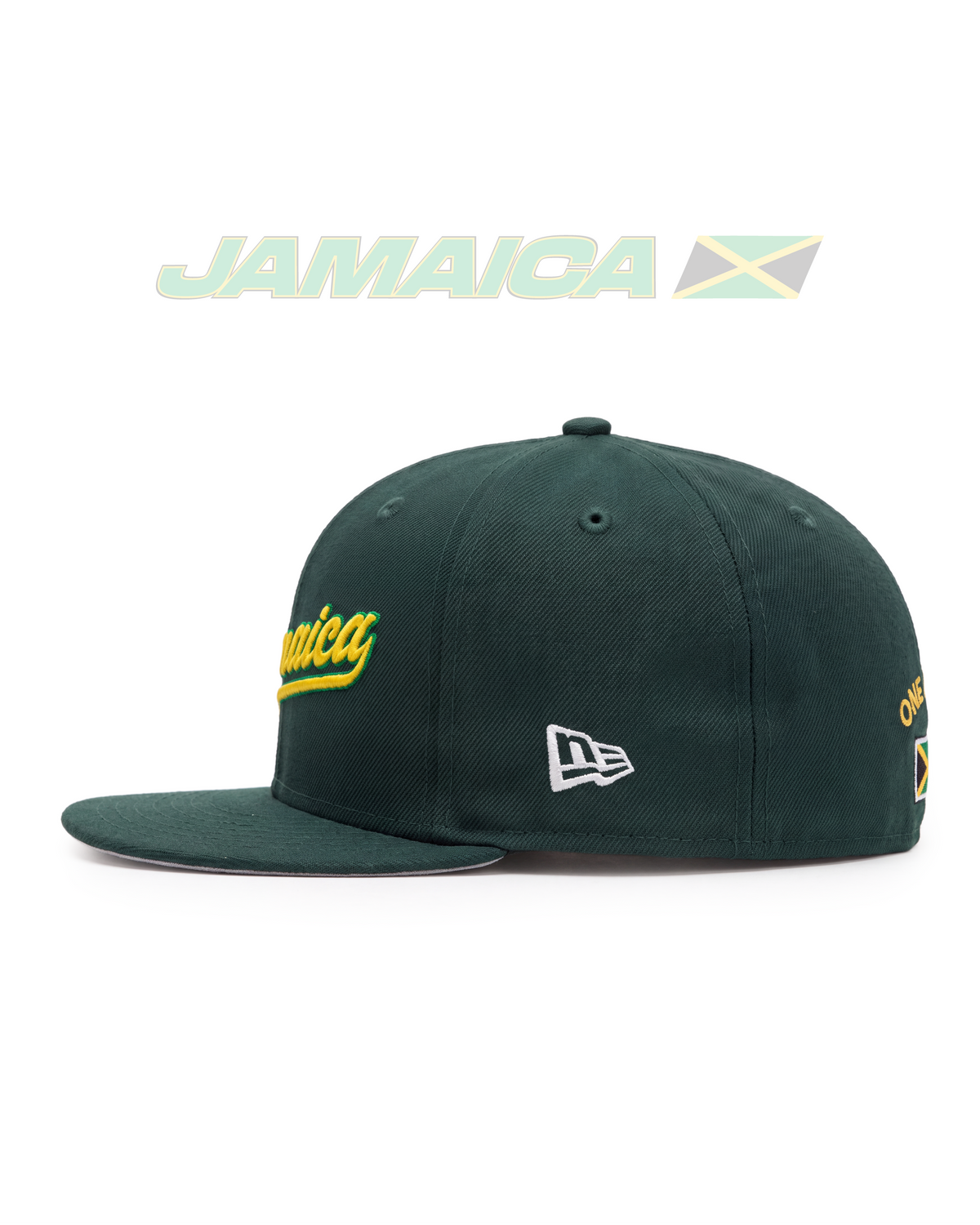 Jamaica Script New Era 59FIFTY Custom Fitted Hat