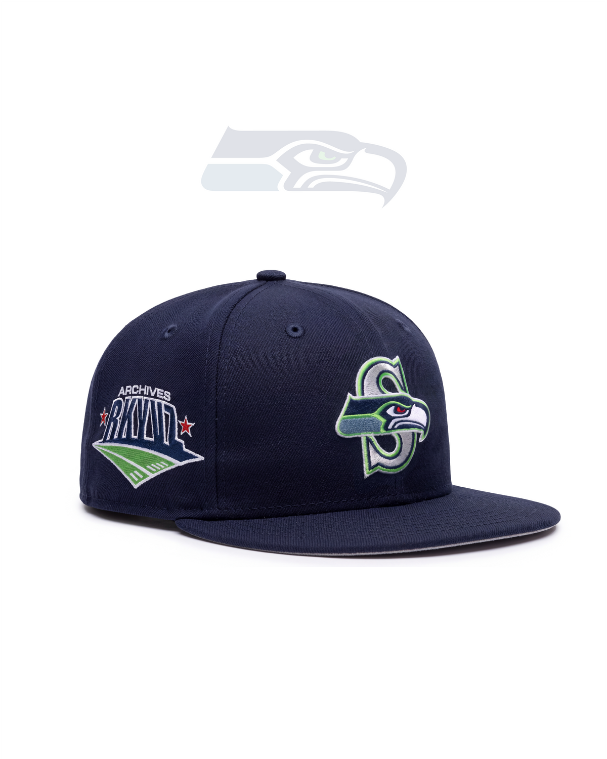 Seahawks Custom New Era 59FIFTY Custom Fitted Hat
