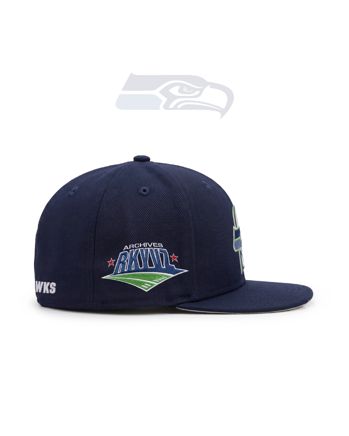 Seahawks Custom New Era 59FIFTY Custom Fitted Hat