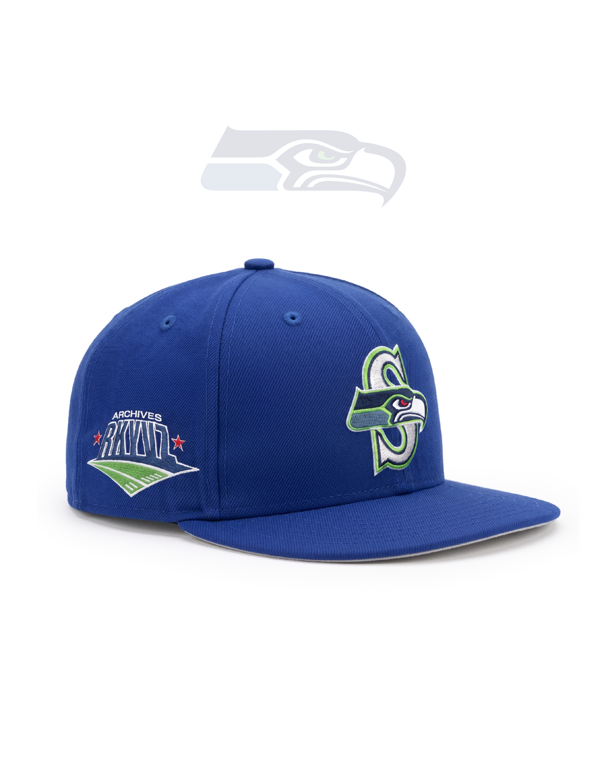 Seahawks Custom New Era 59FIFTY Custom Fitted Hat